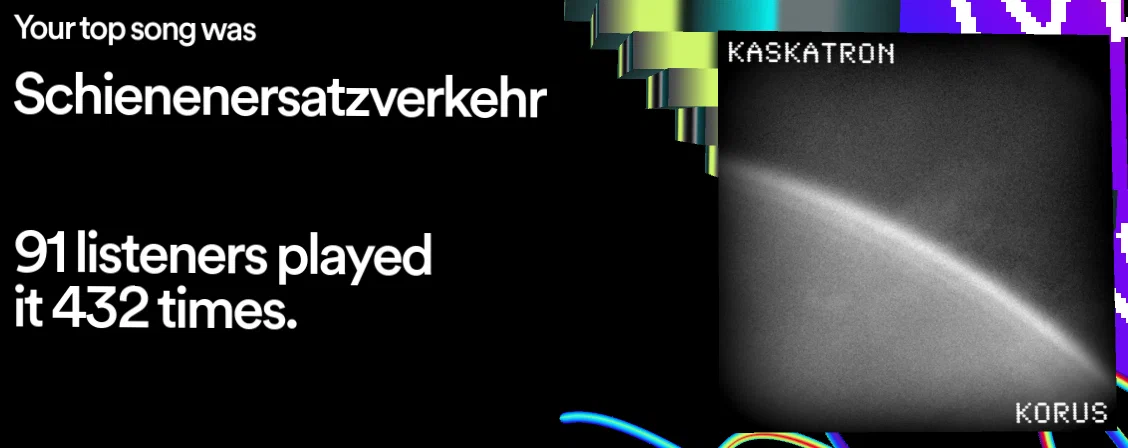 Bild Schienenersatzverkehr Lied spotify 2023
